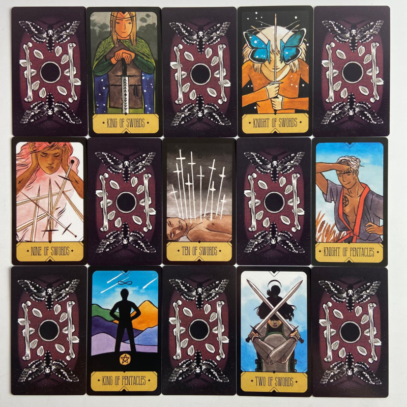Карти Таро The Sasuraibito Tarot Мандрівника зменшена колода акварельна