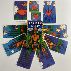 Карты Таро African Tarot — африканская колода в стиле примитивного искусства