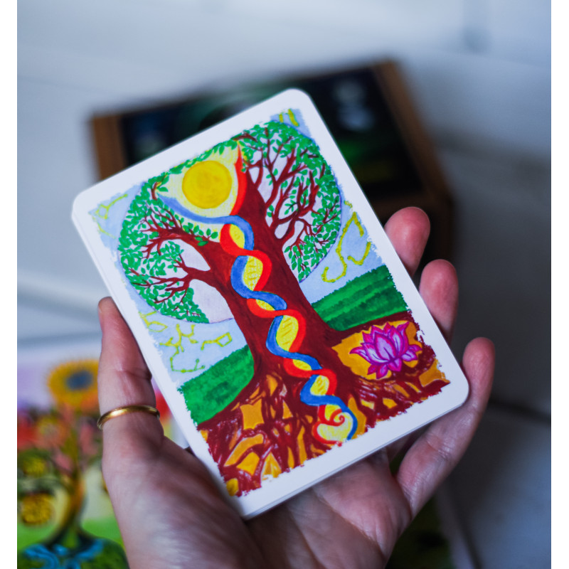 Метафорические ассоциативные карты «В мире волшебных деревьев» Светлана Чернышова на русском