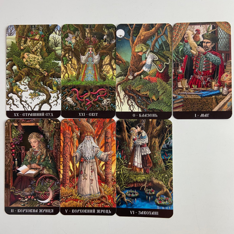 Таро-карты «The Slavic Legends Tarot» «Славянские легенды» в украинской версии