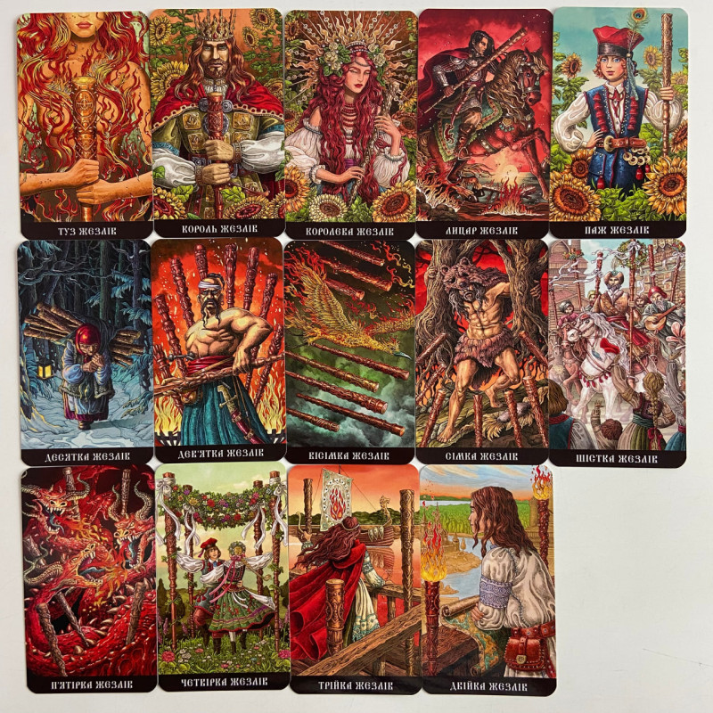Таро-карты «The Slavic Legends Tarot» «Славянские легенды» в украинской версии