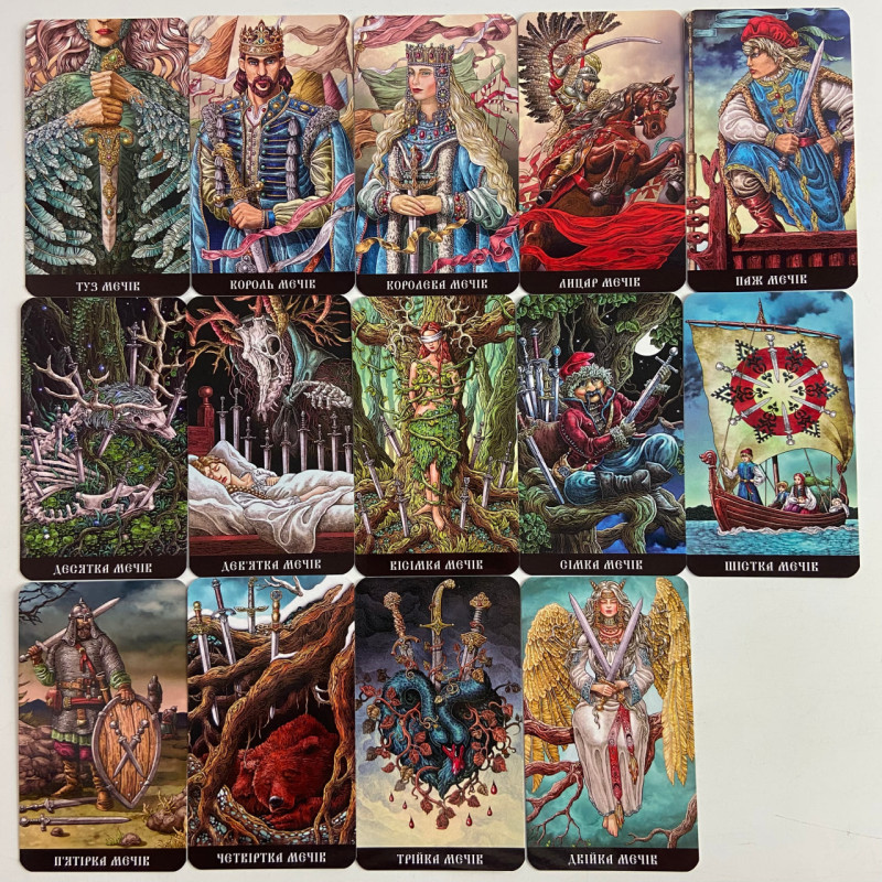 Таро-карты «The Slavic Legends Tarot» «Славянские легенды» в украинской версии