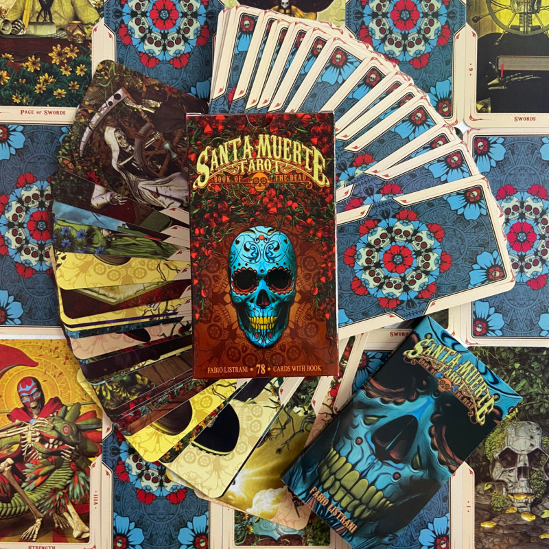 Карти Таро Santa Muerte Святої Смерті мексиканська тематика