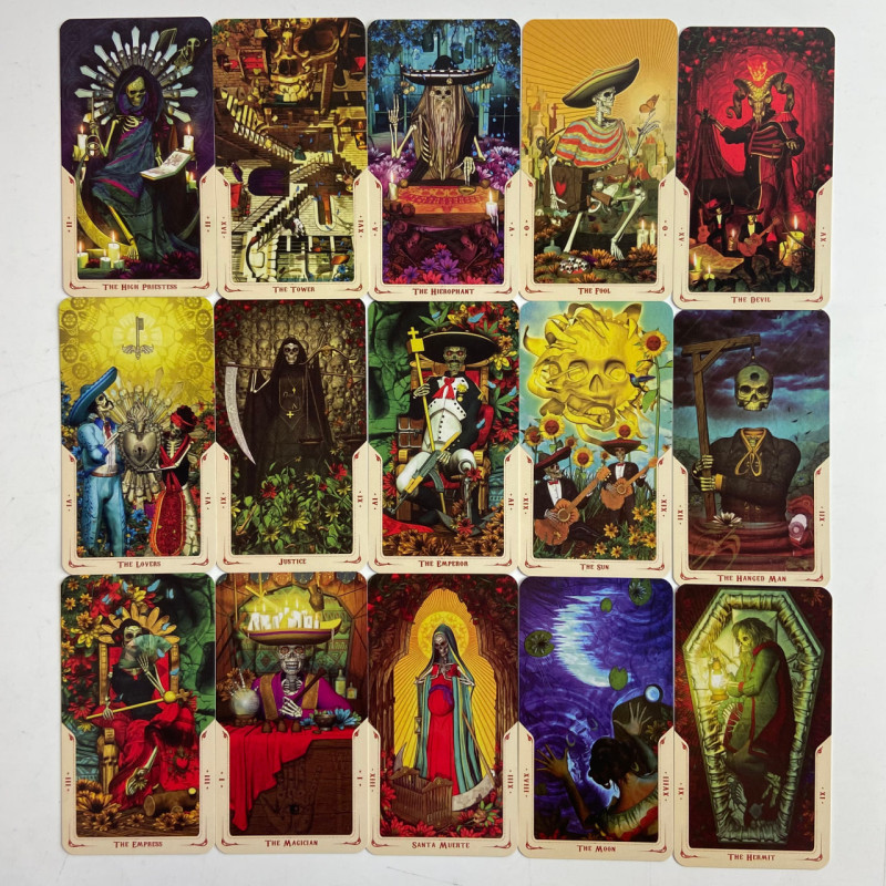 Карти Таро Santa Muerte Святої Смерті мексиканська тематика