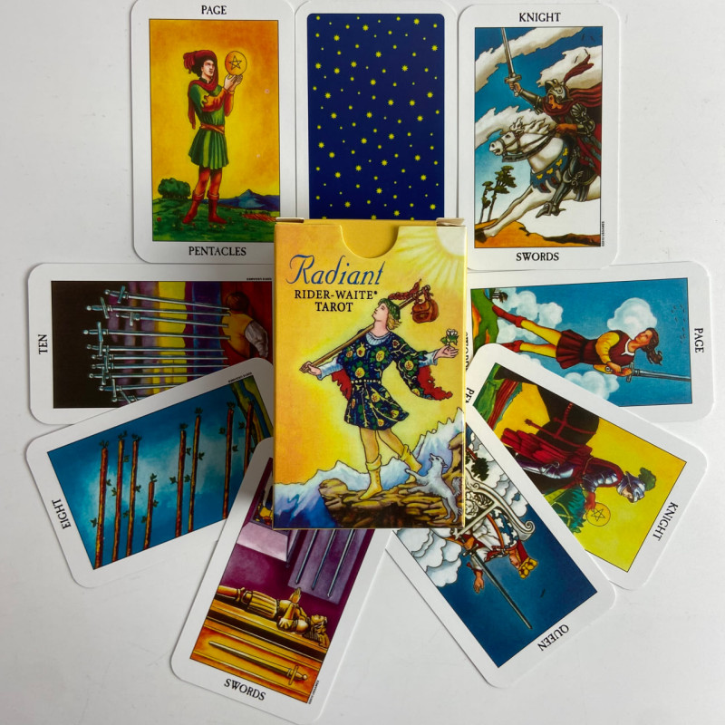 Карти Таро Radiant Rider-Waite Tarot яскрава колода Райдера-Уейта