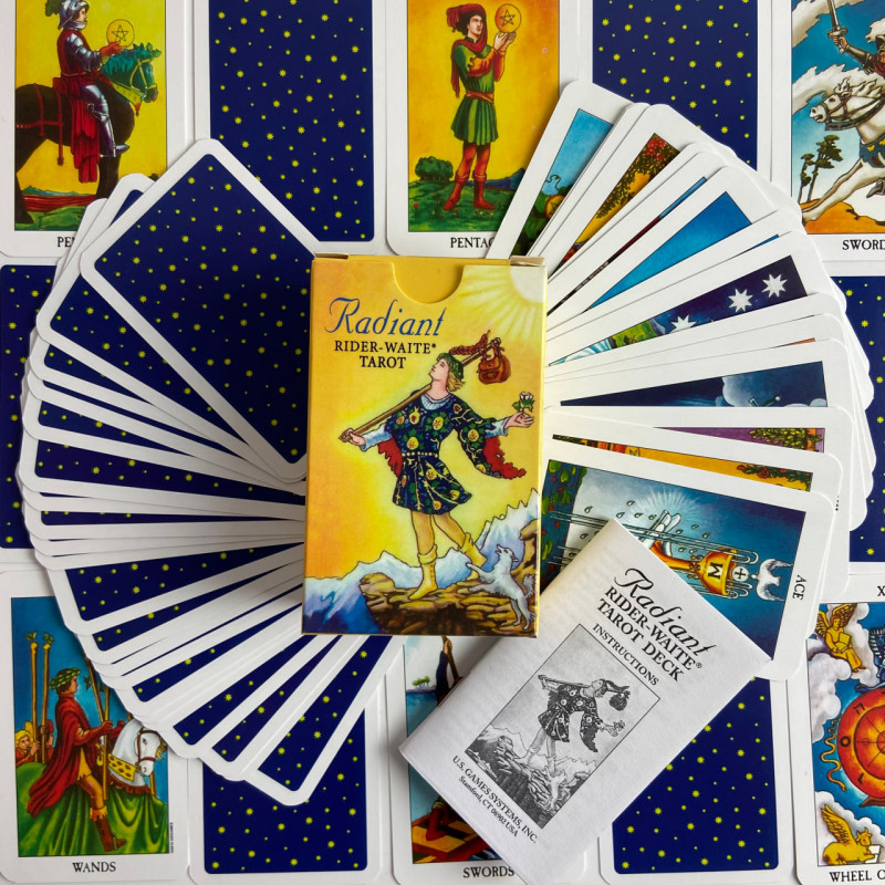 Карти Таро Radiant Rider-Waite Tarot яскрава колода Райдера-Уейта