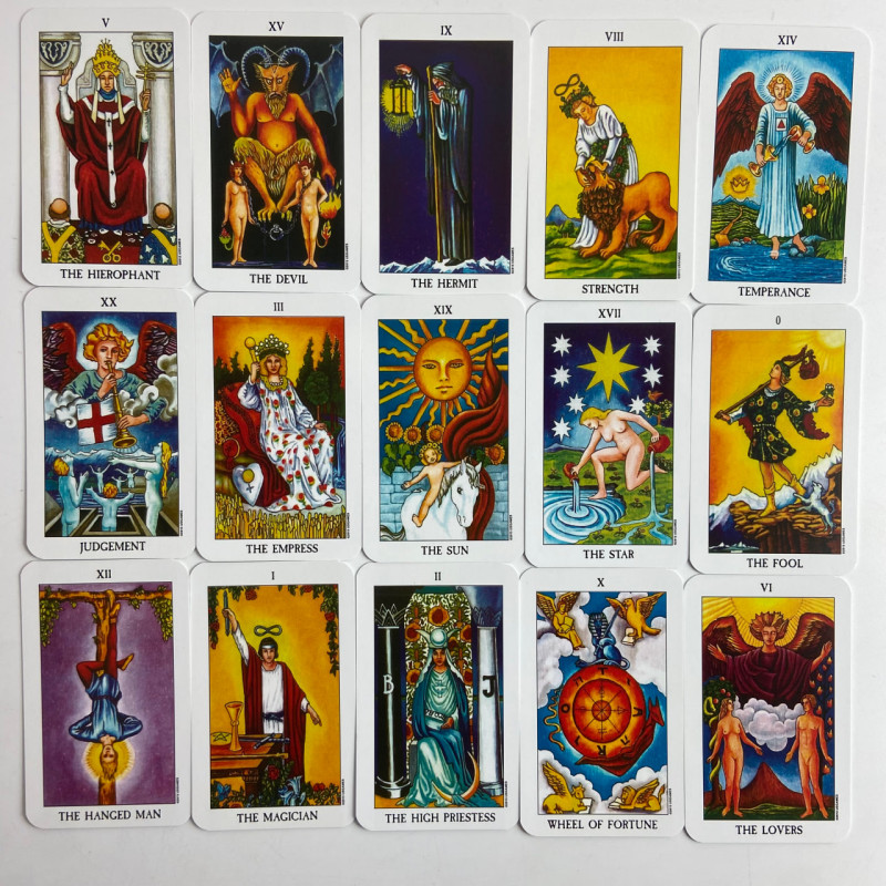 Карти Таро Radiant Rider-Waite Tarot яскрава колода Райдера-Уейта