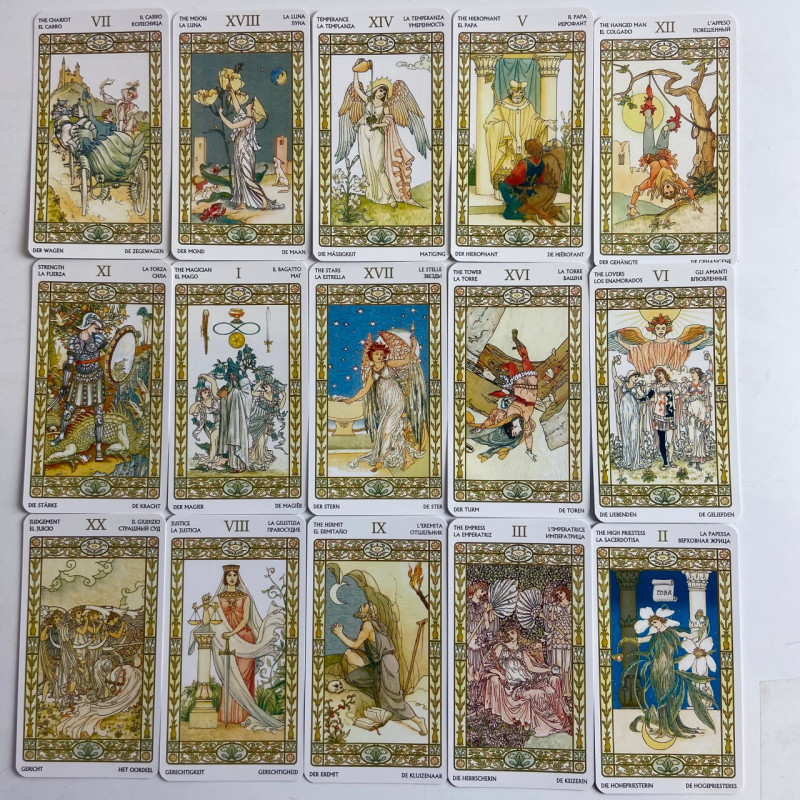 Карти Таро Harmonious Tarot Гармонія вінтажна колода в стилі модерн