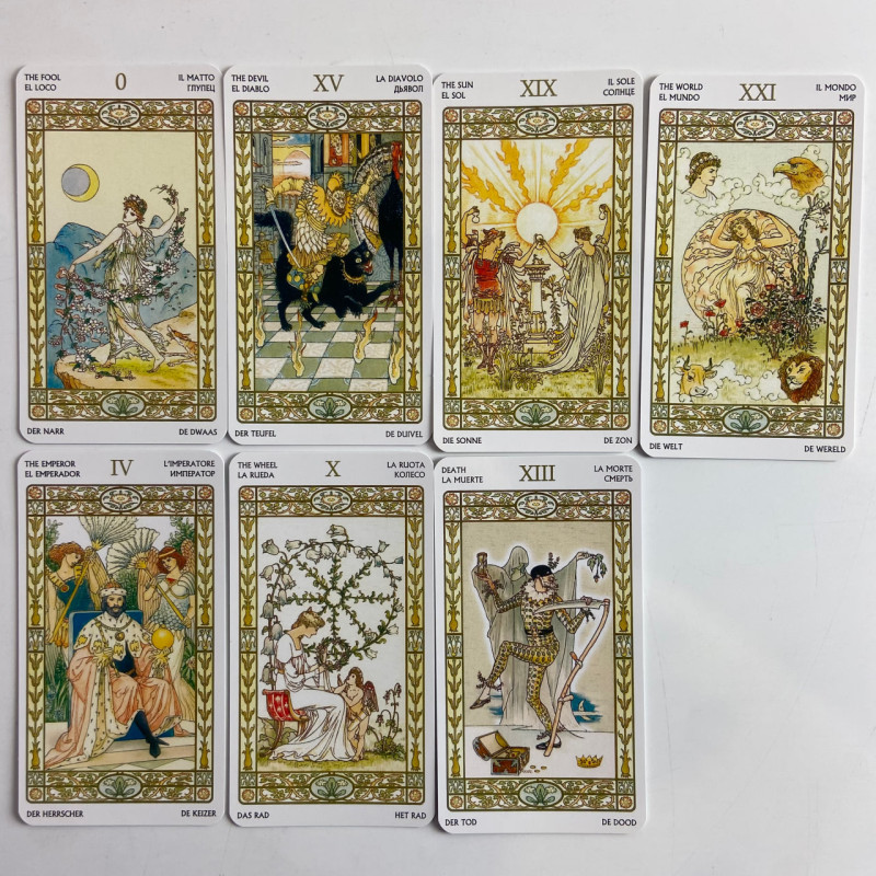 Карти Таро Harmonious Tarot Гармонія вінтажна колода в стилі модерн