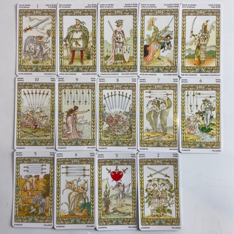 Карти Таро Harmonious Tarot Гармонія вінтажна колода в стилі модерн