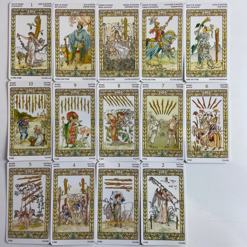Карти Таро Harmonious Tarot Гармонія вінтажна колода в стилі модерн
