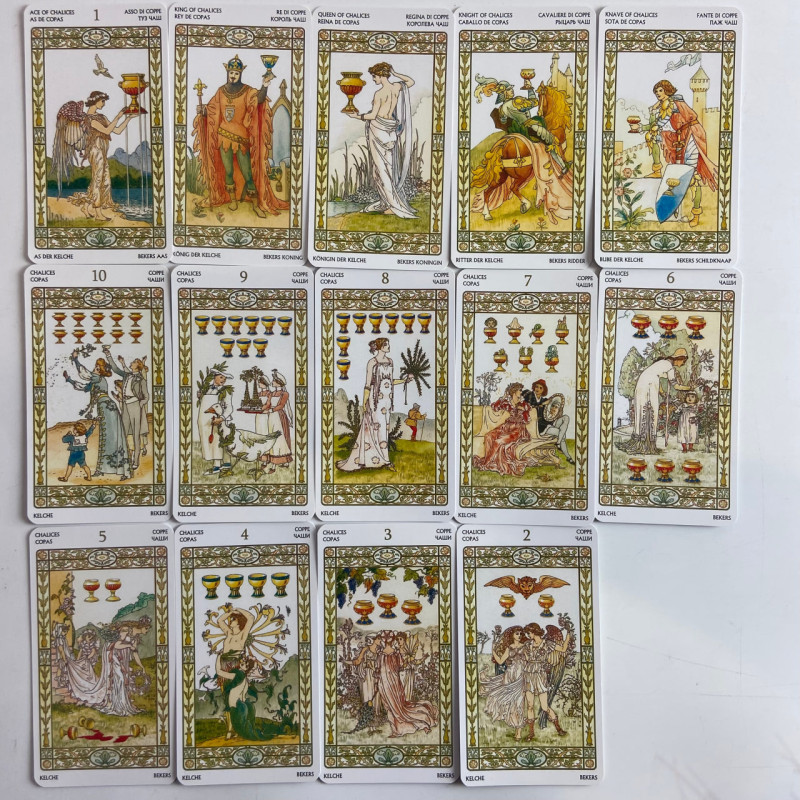 Карти Таро Harmonious Tarot Гармонія вінтажна колода в стилі модерн