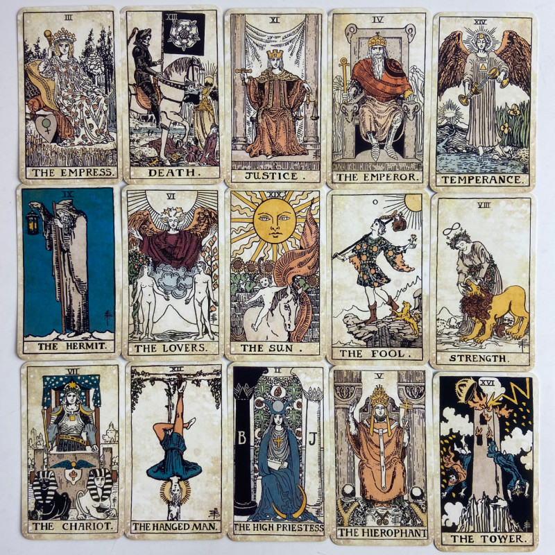 Карти Таро Vintage Tarot вінтажна колода Олександр Рей англійською мовою