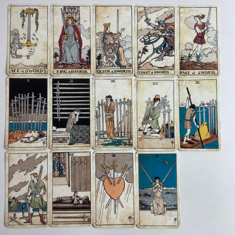 Карти Таро Vintage Tarot вінтажна колода Олександр Рей англійською мовою