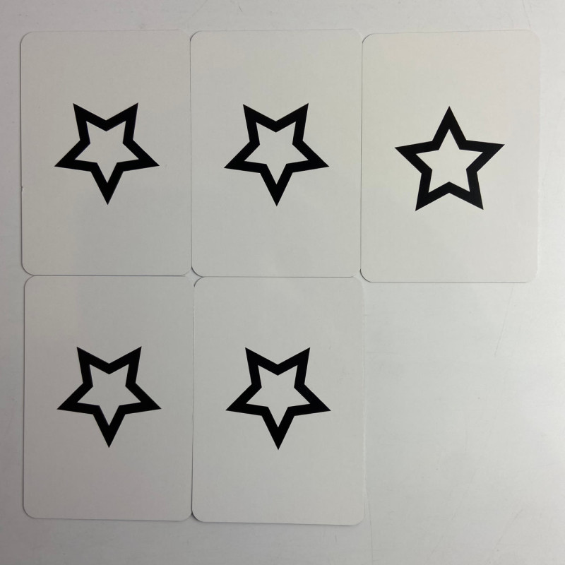 Оракульні карти Zener Cards Оракул Зенера для розвитку інтуїції та концентрації