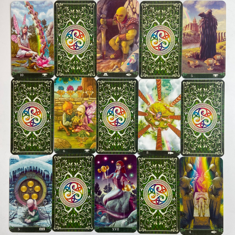 Карты Таро «На краю радуги» Tarot at the end of the Rainbow кельтская тематика