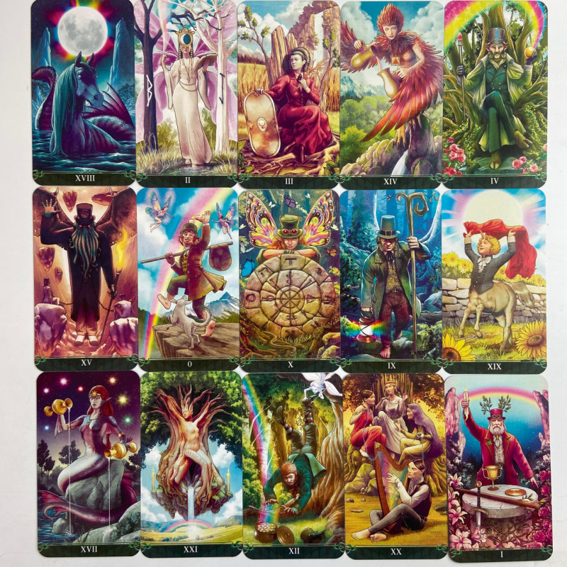 Карты Таро «На краю радуги» Tarot at the end of the Rainbow кельтская тематика