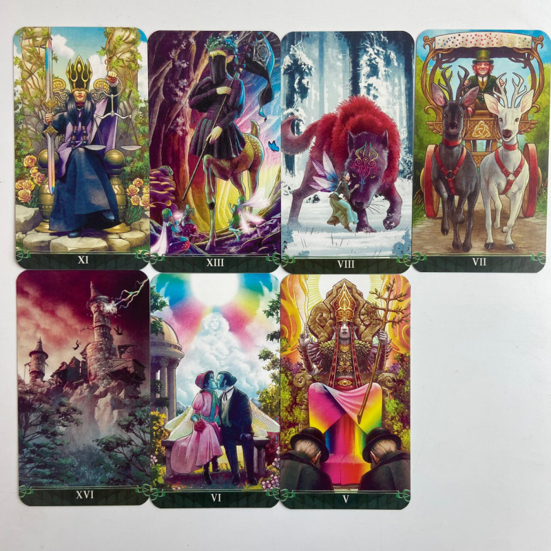 Карты Таро «На краю радуги» Tarot at the end of the Rainbow кельтская тематика