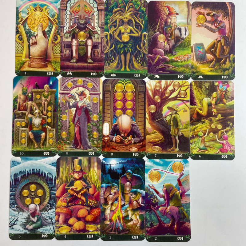Карты Таро «На краю радуги» Tarot at the end of the Rainbow кельтская тематика