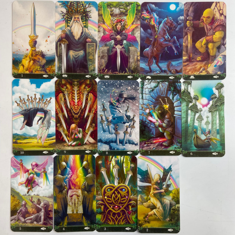 Карты Таро «На краю радуги» Tarot at the end of the Rainbow кельтская тематика