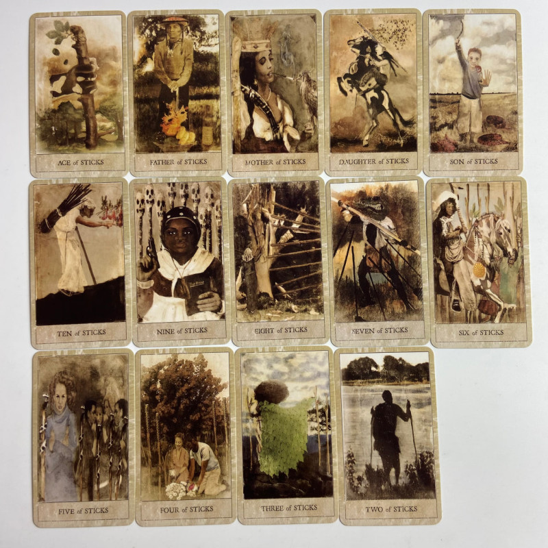 Карти Таро The Hoodoo Tarot зменшена колода Rootwork (Худу)