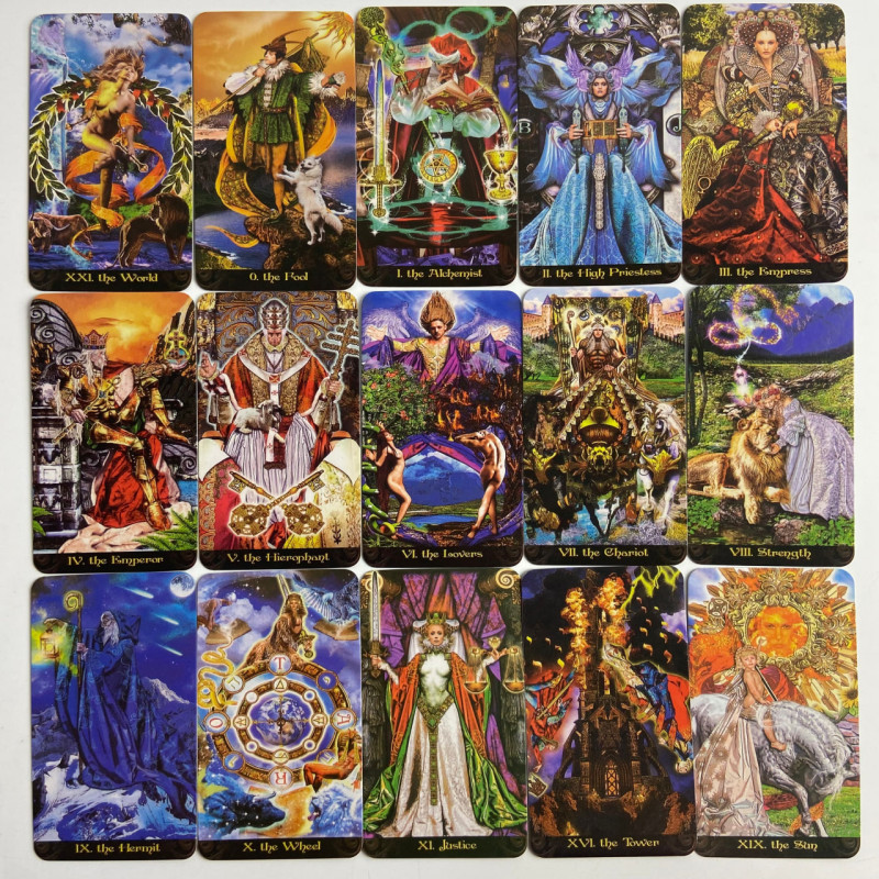 Карти Таро Illuminati Tarot Ілюмінатів зменшена колода англійською