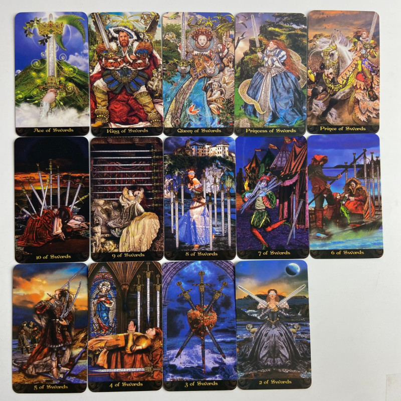Карти Таро Illuminati Tarot Ілюмінатів зменшена колода англійською