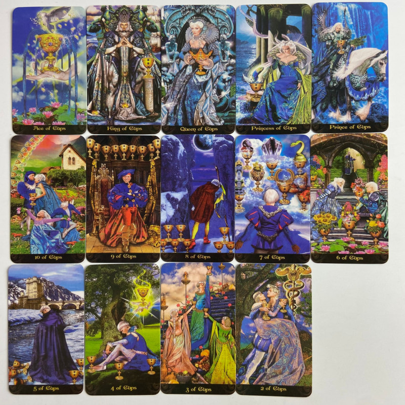 Карти Таро Illuminati Tarot Ілюмінатів зменшена колода англійською