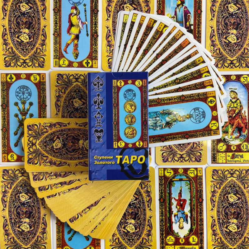 Карты Таро «Сходи» «Золотого Таро» — колода в стиле Райдера–Уэйта