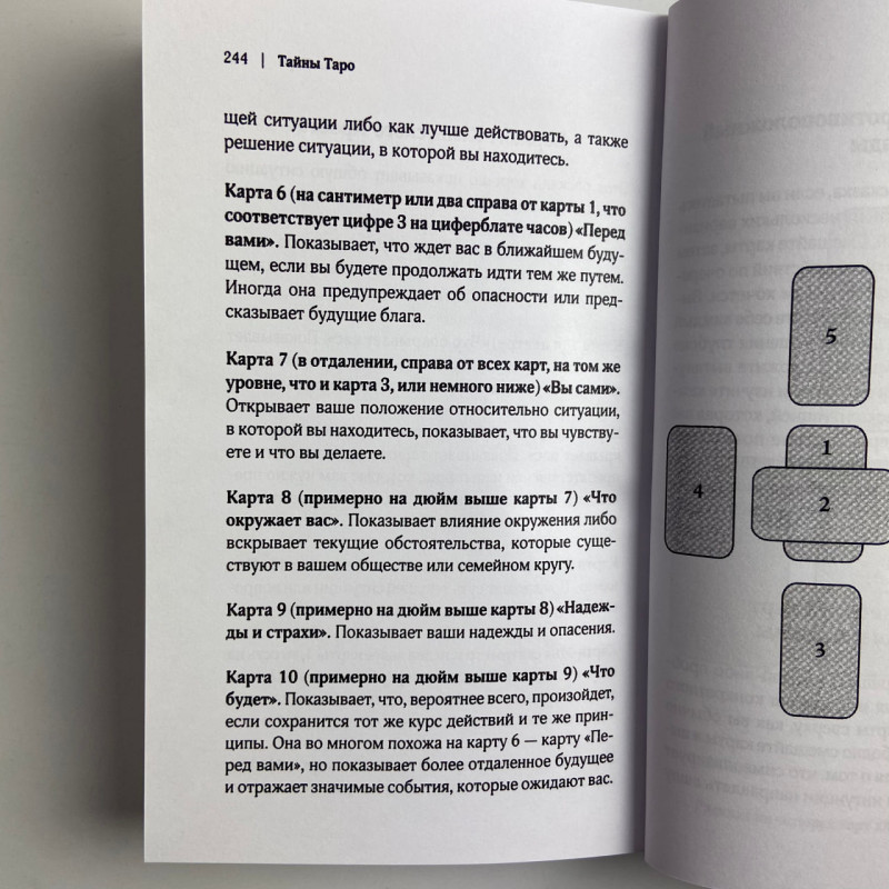Подарунковий набір карти Таро Таємниці Таро з книгою для початківців