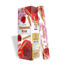 Пахощі вугільні Darshan Cinnamon Rose Кориця та Троянда індійські ароматичні палички