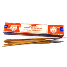 Пахощі масала Satya Dark Cinnamon (Темна Кориця) пилкові ароматичні палички