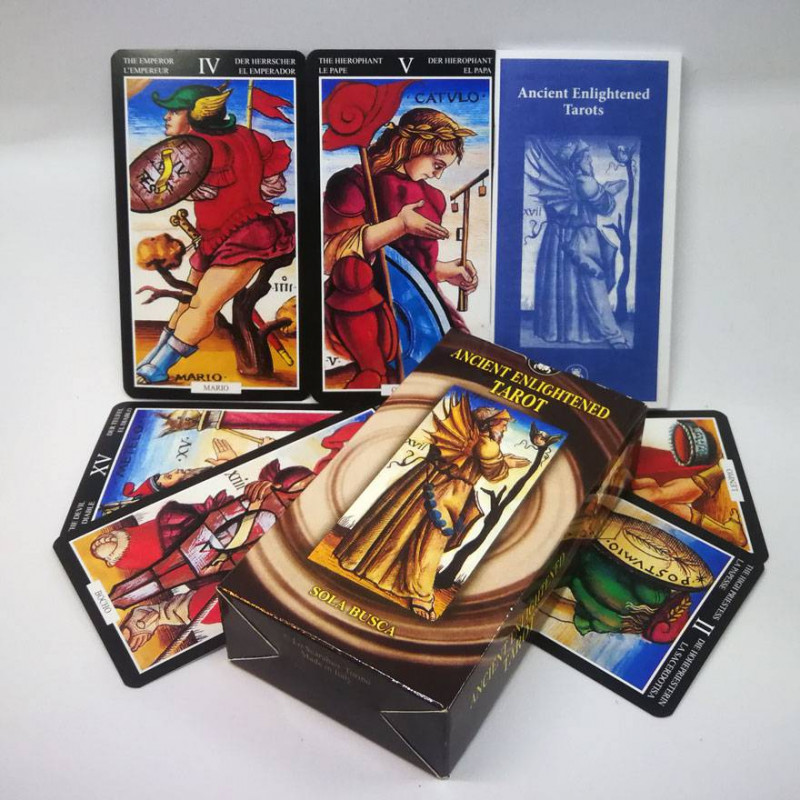 Карты Таро Ancient Enlightened Tarot Sola Busca Стародавних Магов Ренессанс