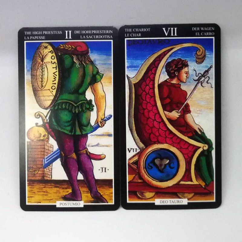 Карты Таро Ancient Enlightened Tarot Sola Busca Стародавних Магов Ренессанс
