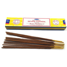 Пахощі ароматичні палички Satya Masala Seven Chakra Сьома чакра квіткові