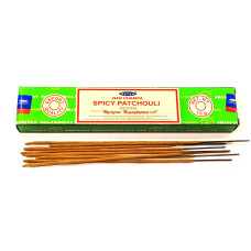 Пилкові пахощі Satya Masala Spicy Patchouli Пряна Пачулі ароматичні палички