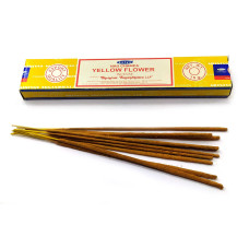 Пилкові пахощі Satya Masala Yellow Flower Жовта квітка ароматичні палички