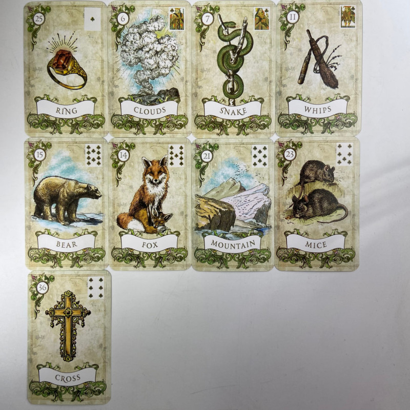 Карти Ленорман Old Style Lenormand старий стиль оракульна колода