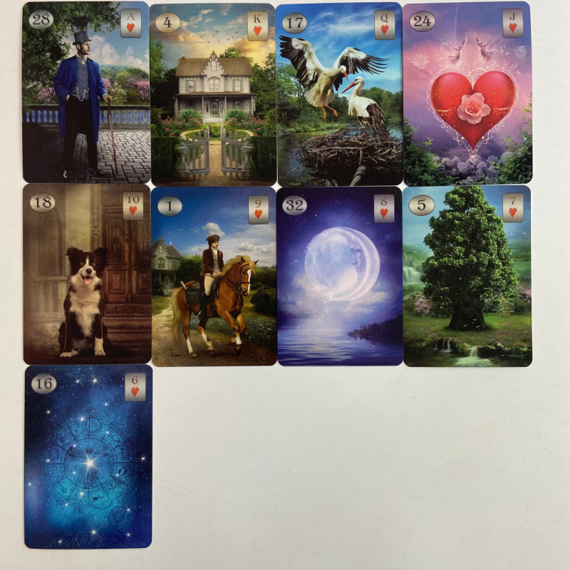 Карти Ленорман Thelema Lenormand оракульна колода без підписів Рената Лехнер