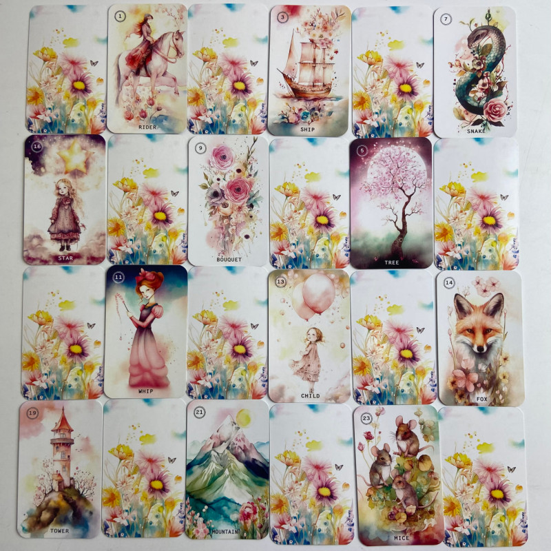 Карти Ленорман Sweet Blossom Lenormand Oracle Солодкий Квітковий оракул