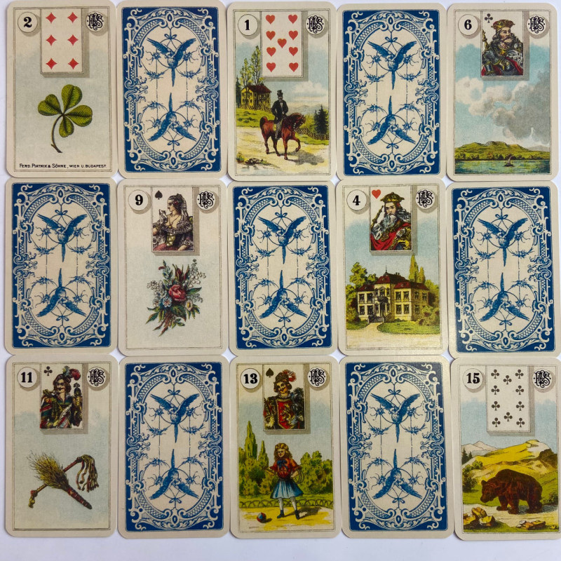 Карти Ленорман Grand Tableau Lenormand Oracle оракул великий розклад Марі Ленорман